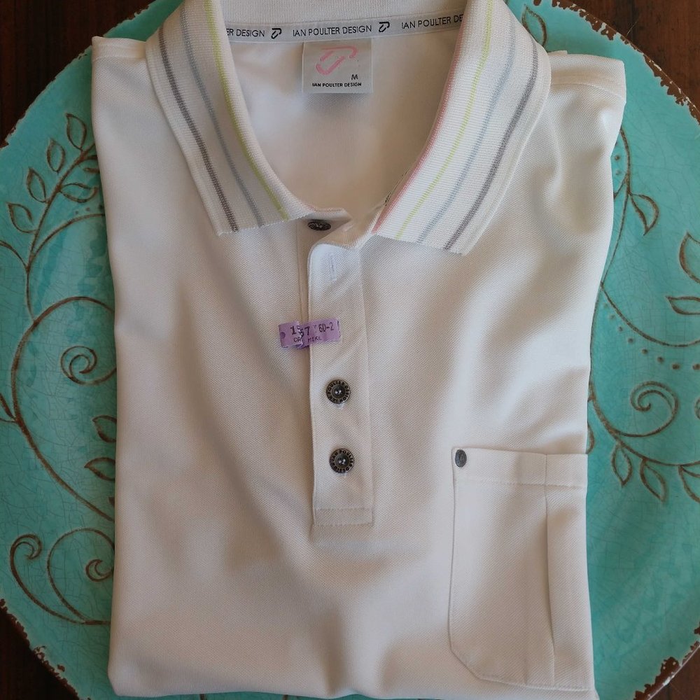 Classic Ian Poulter S/S Knit Polo Shirt (M)